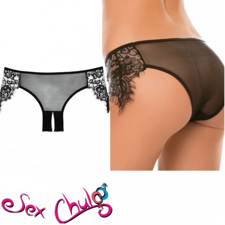 Mutanda Sexy Intima Crotchless Lavish & Lace Panty Taglia Unica