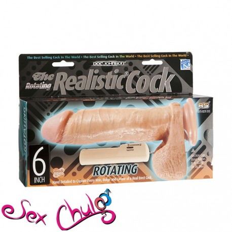 The Realistic® Cock Rotating Squirmy Cock - 6