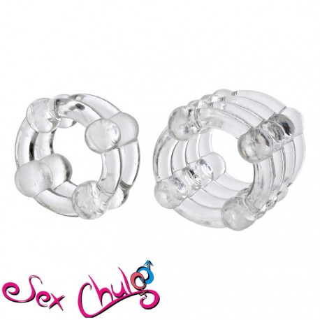 Anello per pene COLT ENHANCER RINGS CLEAR''