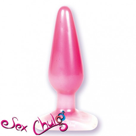 PLUG ANALE BUTT PLUG PINK JELLY MEDIUM