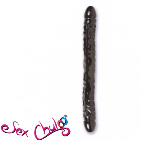 DILDO DOPPIO BLACK DOUBLE DONG