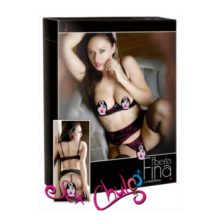 ABIERTA FINA REGGISENO, REGGICALZE E STRING