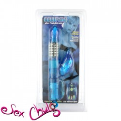 VIBRATORE RABBIT ECLIPSE ULTRA VIBRATOR BLUE