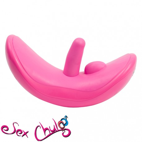 Dildo con dondolo IRIDE WITH DUAL BULLETS PINK