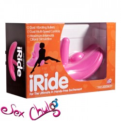 Dildo con dondolo IRIDE WITH DUAL BULLETS PINK